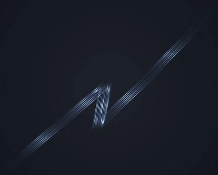 Vector Lightning. Glow lines Vector Lightning. Glow lines Illustration EPS... Stock Photos