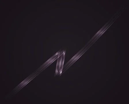 Vector Lightning. Glow lines Vector Lightning. Glow lines Illustration EPS... Stock Photos