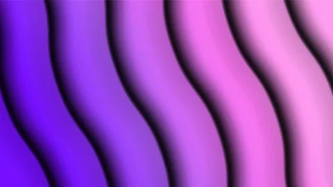 Vector lilac gradient wave background in paper cut style Stock Illustration