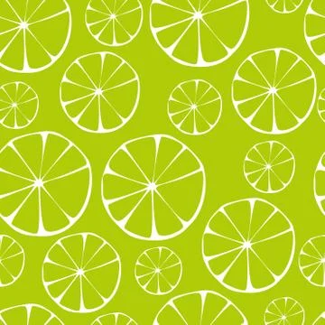 Vector lime pattern Stock Illustration