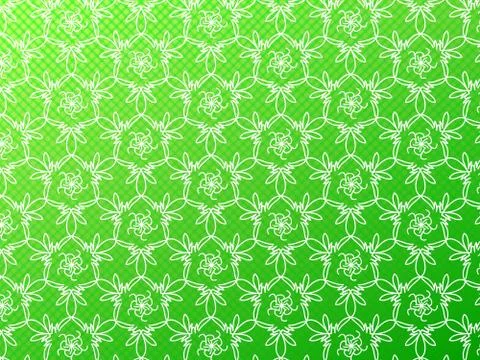 Vector of Lime Tropical Floral Background イラスト素材