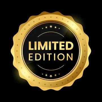 Vector Limited Edition Gold label for luxury product Stock Illustration