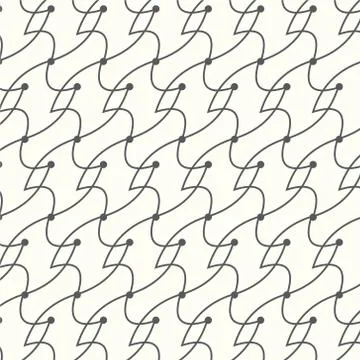 Vector line and curve seamless pattern abstract background 스톡 일러스트