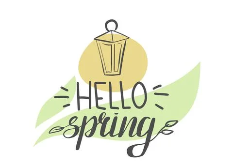 Vector line art with accent color. Lettering composition on the theme of the Stock Illustration