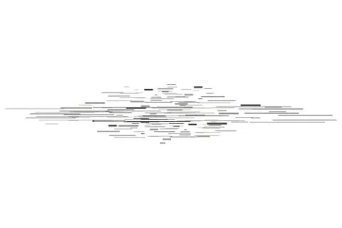 Vector line. Geometric figures with the effect of motion. Vector illustration Stock Illustration