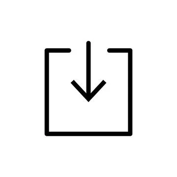 Vector line icon document flat design is available for download. Simple and.. 库存插图