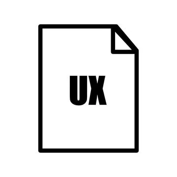 Vector line icon file UI/UX for your office software and web applications. .. Ilustração Stock
