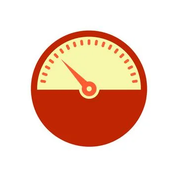 Vector line meter icon. Meter Icon Object. Counter. Vector. Stock Illustration