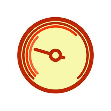 Vector line meter icon. Meter Icon Object. Counter. Vector. Stock Illustration