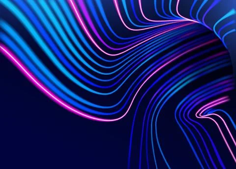 Vector line pattern. Abstract swirl lines background. Stock Illustration