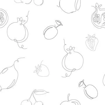 Vector line seamless pattern in swatches, ornament for wrapping paper textile Stock Illustration
