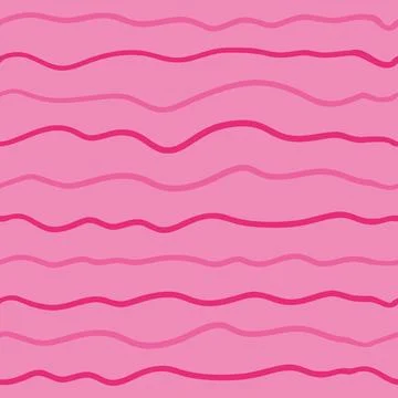 Vector line wave seamless pattern Illustrazione stock