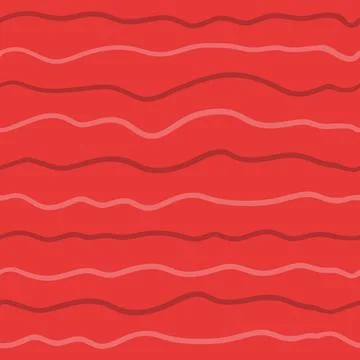 Vector line wave seamless pattern Illustrazione stock