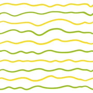 Vector line wave seamless pattern Illustrazione stock