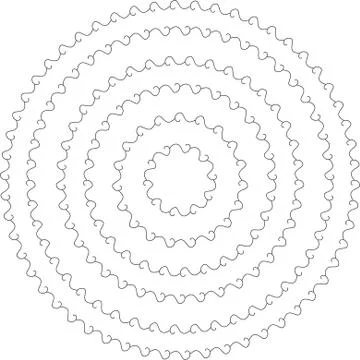 Vector linear asbtract frame. A sharp, confusing pattern. 스톡 일러스트