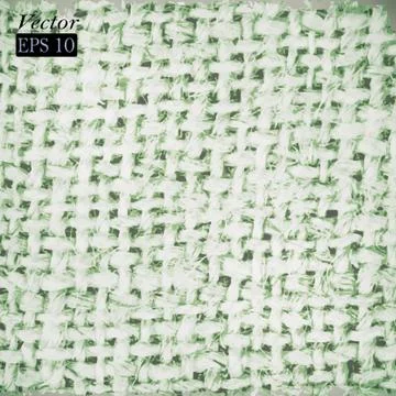 Vector linen fiber texture Illustrazione stock