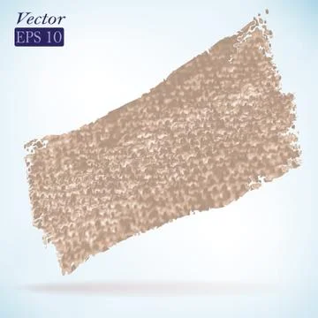 Vector linen fiber texture Stock Illustration