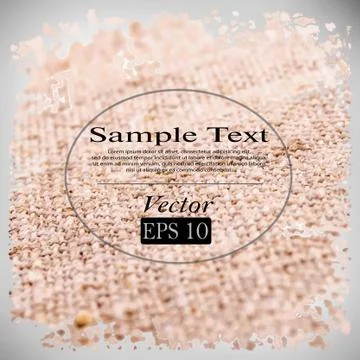 Vector linen fiber texture Stock Illustration