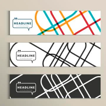 Vector lines and dark color on a white background Stock Illustration
