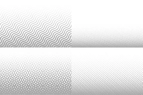 Vector lines gradient background for brochure. Grey unusual texture, line rhythm Illustrazione stock