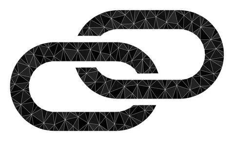 Vector Linkage Triangle Filled Icon イラスト素材