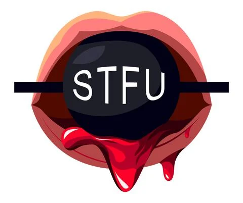 Vector lips in garphic style Stock Illustration