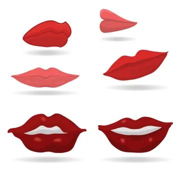 Vector lips Stock Illustration
