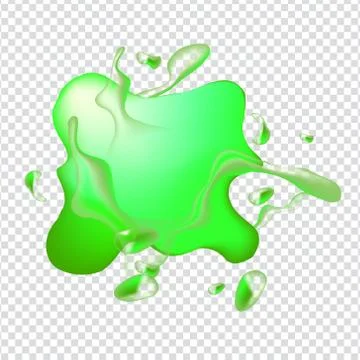 Vector liquid splash template green Stock Illustration