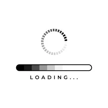 Vector loading icon vector editable for element design 库存插图