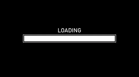 Vector loading template element with outline shape download progress bar on a 스톡 일러스트