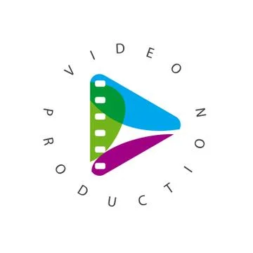 Vector logo abstract play button Stock Illustration