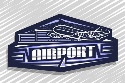 Vector logo for Airport Stock Illustration