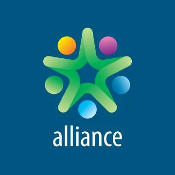 Vector logo alliance Stock Illustration