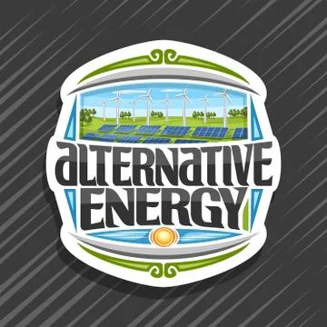 Vector logo for Alternative Energy Ilustración de archivo