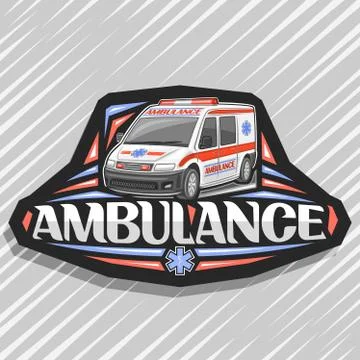 Vector logo for Ambulance Stock Illustration