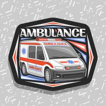 Vector logo for Ambulance Illustrazione stock