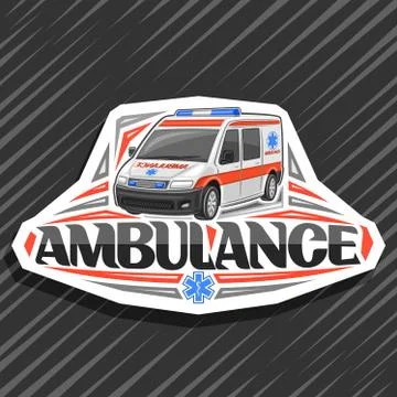 Vector logo for Ambulance Stock Illustration