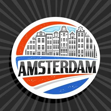 Vector logo for Amsterdam Stock Illustration