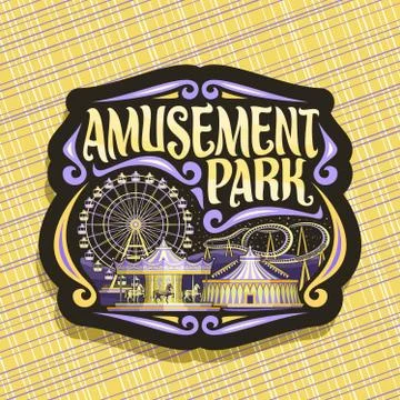 Vector logo for Amusement Park Ilustración de archivo