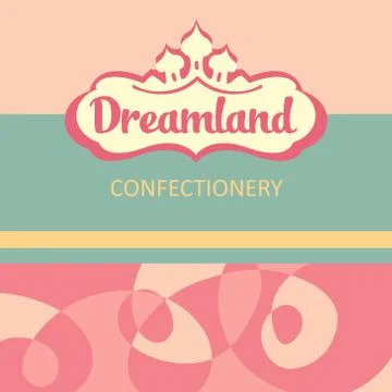 Vector logo and design elements for the confectionery. Stock Illustration