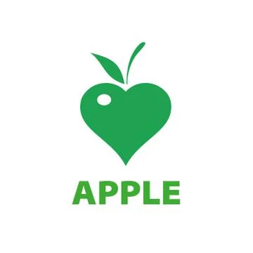 Vector logo apple Stock Illustration