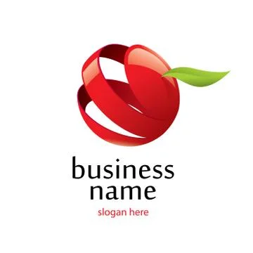 Vector logo apple Stock Illustration