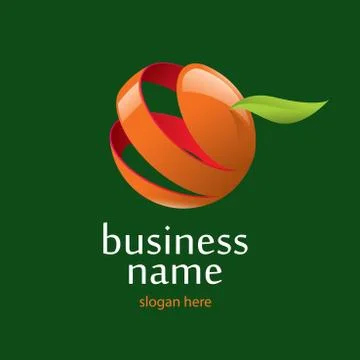 Vector logo apple Illustrazione stock