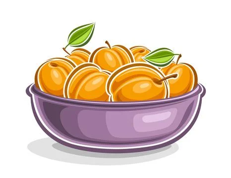 Vector logo for Apricot Ilustração Stock