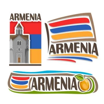 Vector logo for Armenia Stock Illustration
