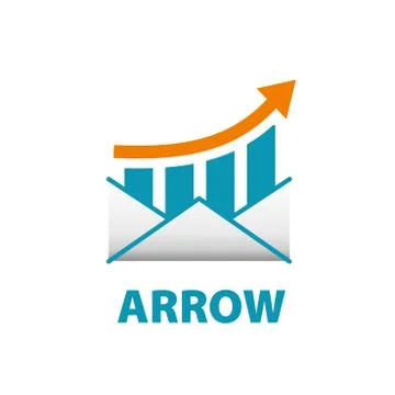 Vector logo arrow Stock Illustration