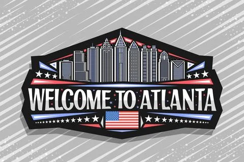 Vector logo for Atlanta Stock Illustration