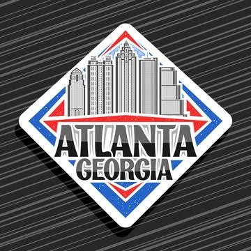 Vector logo for Atlanta Stock Illustration