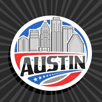 Vector logo for Austin Stock Illustration
