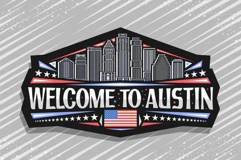 Vector logo for Austin Ilustración de archivo